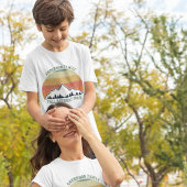 Familie Reünie Custom Herfst Retreat Zonsondergang T-shirt