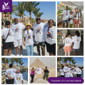 Familie Reünie Custom Matching 50e verjaardag foto T-shirt