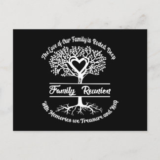 Familie Reünie De Liefde Van Onze Familie Briefkaart