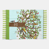 Familie Reünie Decor Keukenhanddoek (Horizontaal)