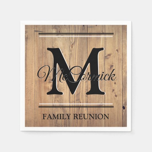 Familie reünie Decorations ideas Party Supplies Na Servet (Voorkant)