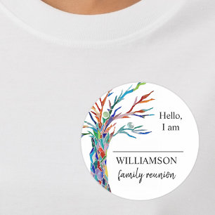 Familie Reünie Familie Stamboom Naam Sticker