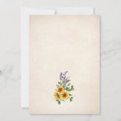 Familie Reünie Forest Cabine Uitnodiging (Achterkant)