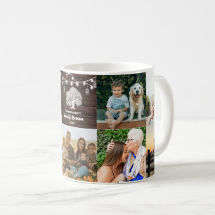 Familie Reünie Foto Collage Koffiekopjes Koffiemok