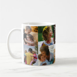 Familie Reünie Foto Collage Koffiekopjes Koffiemok
