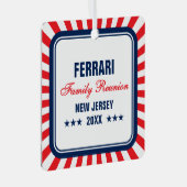 Familie Reünie Foto Kerst Ornament (Voorkant Rechts)