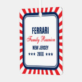 Familie Reünie Foto Kerst Ornament (Voorkant links)