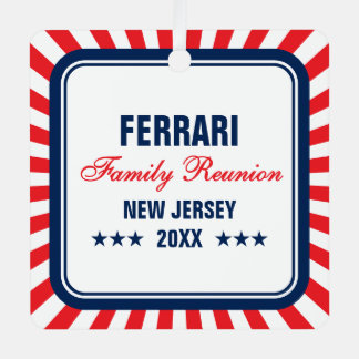 Familie Reünie Foto Kerst Ornament