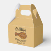 Familie reünie Fried Chicken Leg drumstick Picnic Bedankdoosjes (Voorkant Zijde)