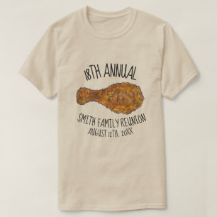 Familie reünie Fried Chicken Leg drumstick Picnic T-shirt