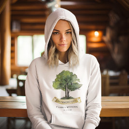 Familie Reünie Genealogie Boom Neven Aangepast Hoodie