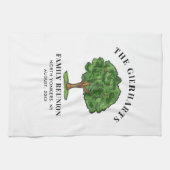 Familie Reünie Genealogie Boom Neven Komen Samen Theedoek (Horizontaal)