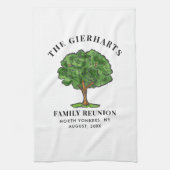 Familie Reünie Genealogie Boom Neven Komen Samen Theedoek (Verticaal)