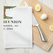 Familie Reünie Genealogie Boom Neven Samenkomst Theedoek (Quarter Fold)