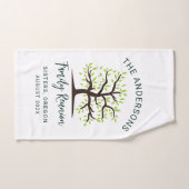 Familie Reünie Genealogie Boom Script Aangepast Handdoek (Handdoek)