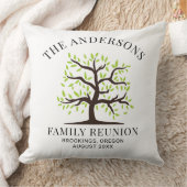 Familie Reünie Genealogie Stamboom Matchen Kussen (Deken)