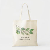 Familie Reünie Groen Gepersonaliseerd Tote Bag (Voorkant)