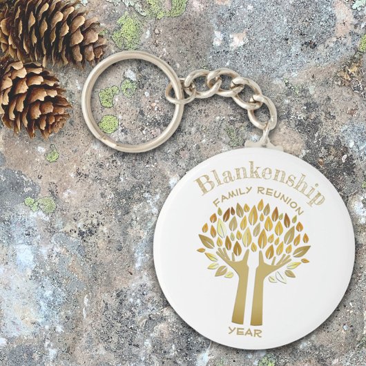 Familie reünie Hands Up Tree biedt aangepaste Sleutelhanger