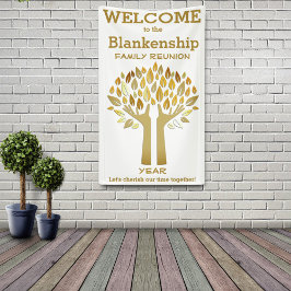 Familie reünie Hands Up Tree biedt aangepaste Spandoek