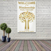 Familie reünie Hands Up Tree biedt aangepaste Spandoek