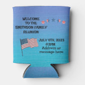 Familie Reünie Juli 4th thema Feest Blikjeskoeler (Voorkant)