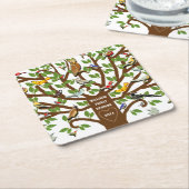 Familie Reünie Keepsake Gifts Kartonnen Onderzetters (Schuin)