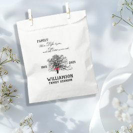 Familie Reünie Keepsake Tree Life Quote Bedankzakje