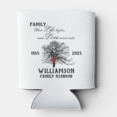 Familie Reünie Keepsake Tree Life Quote Blikjeskoeler (Achterkant)