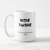 Familie reünie keramiek koffiemok (Links)