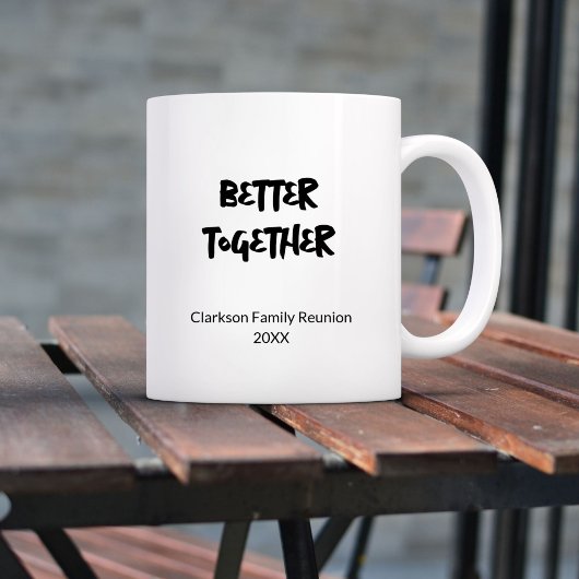 Familie reünie keramiek koffiemok