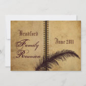 Familie reünie - Klassiek ontwerp Kaart (Achterkant)