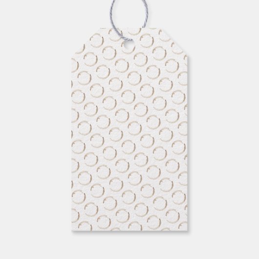 Familie Reünie Koffie Ringen Event Datum Plezier Cadeaulabel (Achterkant)