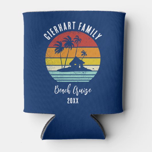 Familie Reünie Kust Beach Cruise Custom Blikjeskoeler (Voorkant)