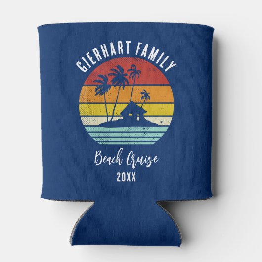 Familie Reünie Kust Beach Cruise Custom Blikjeskoeler (Achterkant)