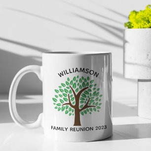 Familie Reünie Leuke Groene Boom Custom Keepsake Koffiemok