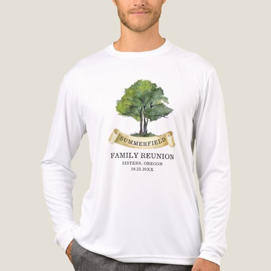 Familie Reünie Matching Genealogie Tree Custom Tri-Blend Shirt (Voorkant volledig)