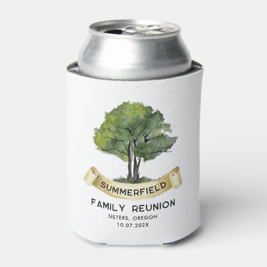 Familie Reünie Matching Keepsake Custom Blikjeskoeler (Blikje Voorkant)