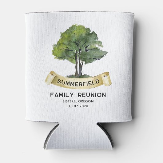 Familie Reünie Matching Keepsake Custom Blikjeskoeler (Voorkant)