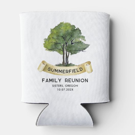 Familie Reünie Matching Keepsake Custom Blikjeskoeler (Achterkant)