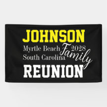 Familie Reünie Moderne Typografie Party