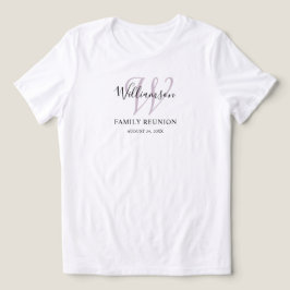 Familie Reünie Monogram Eenvoudig Tri-Blend Shirt