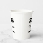 Familie reünie naamjaar papieren bekers (Rechts)