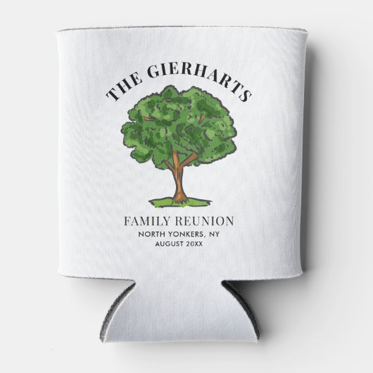 Familie reünie neven samenkomen blikjeskoeler (Voorkant)