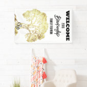 Familie Reünie Oude Gouden Boom Kunst Custom Spandoek (Insitu)