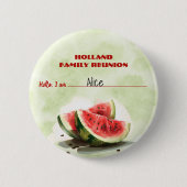Familie Reünie Park Cookout Watermelon Button (Voorkant)