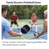 Familie Reünie Pickleball Paddle