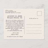 Familie Reünie Picknick Chic  Save the Date Briefkaart (Achterkant)