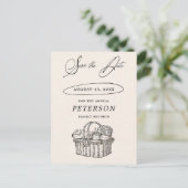 Familie Reünie Picknick Chic  Save the Date Briefkaart (Staand voorkant)