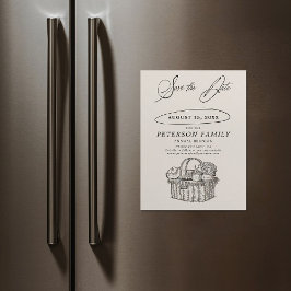 Familie Reünie Picknick Chic  Save the Date Magnetische Uitnodiging