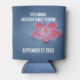 Familie Reünie Picknick Minimalistische Bloemen Ve Blikjeskoeler